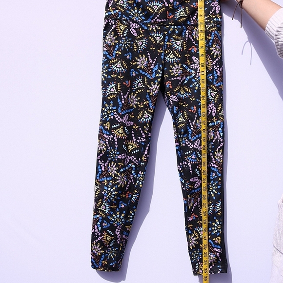 FREE PEOPLE MOVEMENT Liza Illusion Quick Dry High Rise Work out Leggings, Medium - Picture 6 of 9